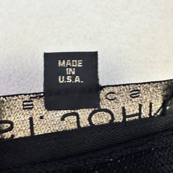 St. John Basics Santana Knit Short Sleeve Top Size S Black Vintage Classic Zip - Picture 9 of 12